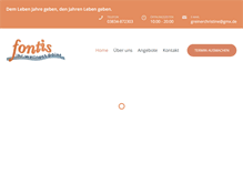 Tablet Screenshot of fontiswellness.de